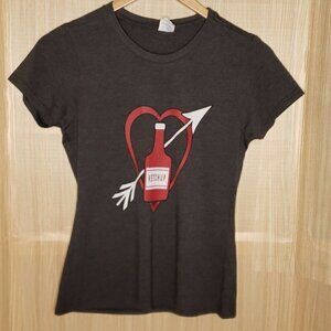 Port And Company Ketchup Love Womens Shirt Small